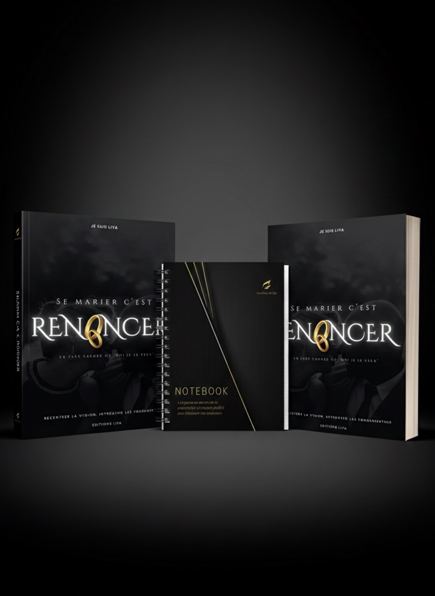 PACK TRIO 2 LIVRES SE MARIER C'EST RENONCER + 1 NOTEBOOK
