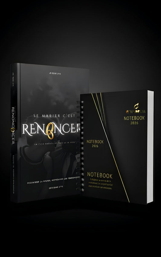 PACK DUO 1 LIVRE SE MARIER C'EST RENONCER + 1 NOTEBOOK